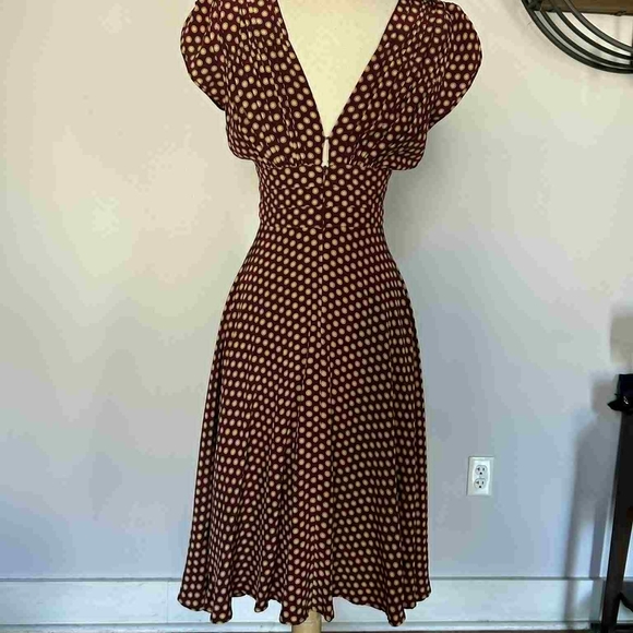 Elegant Polka Dot Dress - Picture 2 of 6